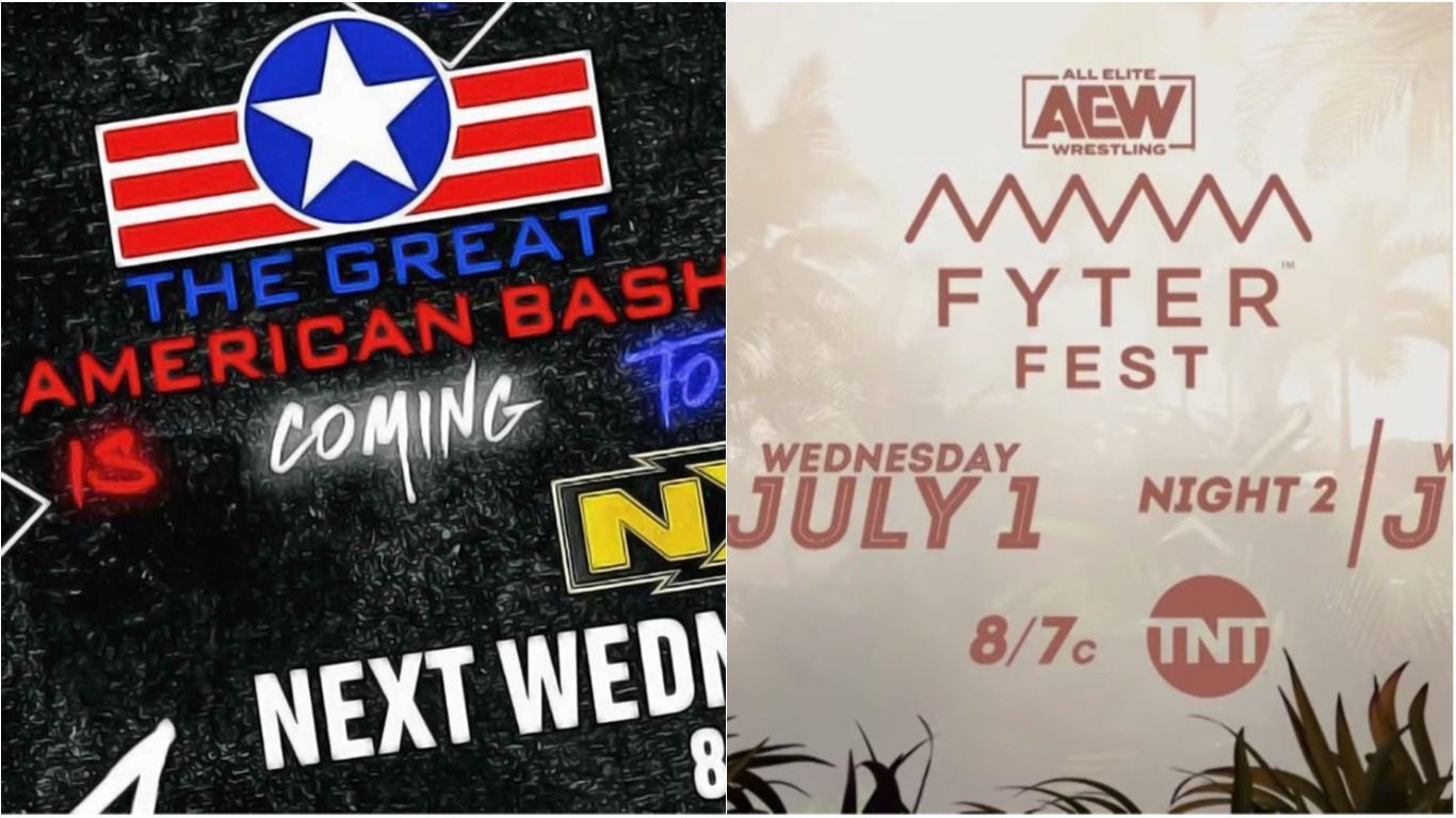 The Great American Bash vs Fyter Fest: NXT y AEW tiran toda la carne al asador