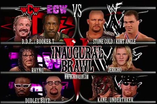 WCW-ECW vs WWF en Invasion 2001