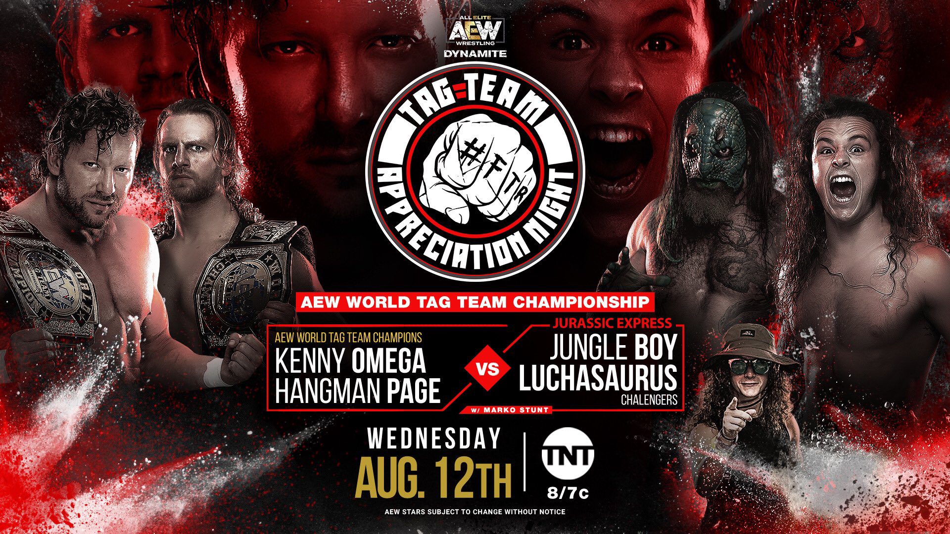AEW anuncia una noche de apreciación a lucha en parejas para el próximo Dynamite