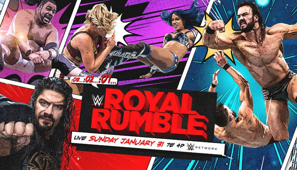 WWE spoilea el número de algunas participaciones en Royal Rumble 2021