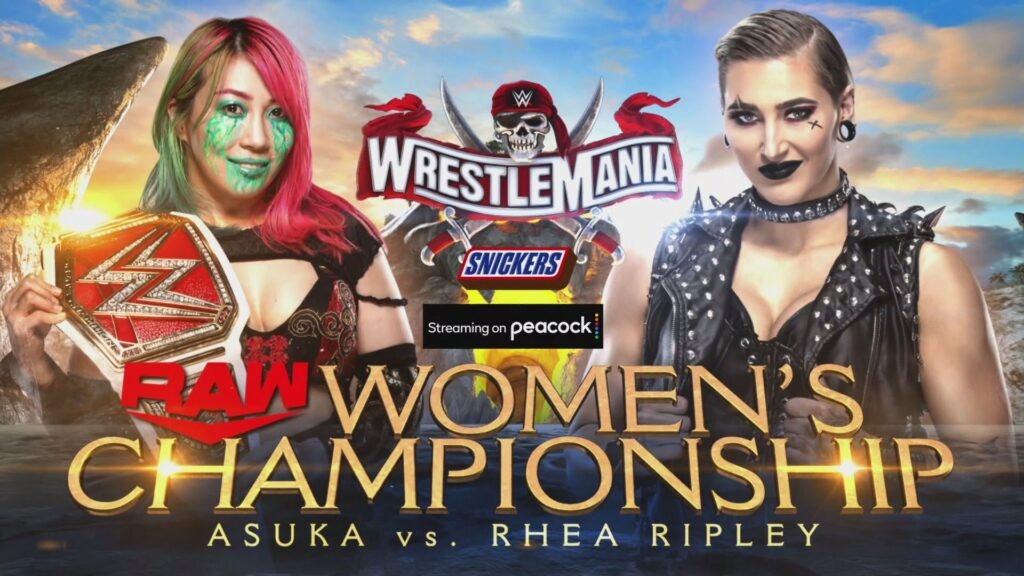 El Asuka vs Rhea para la noche 2 de WrestleMania 37.