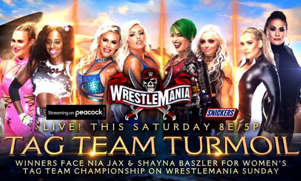 Se anuncia Tag Team Turmoil femenino en la noche 1 de WrestleMania