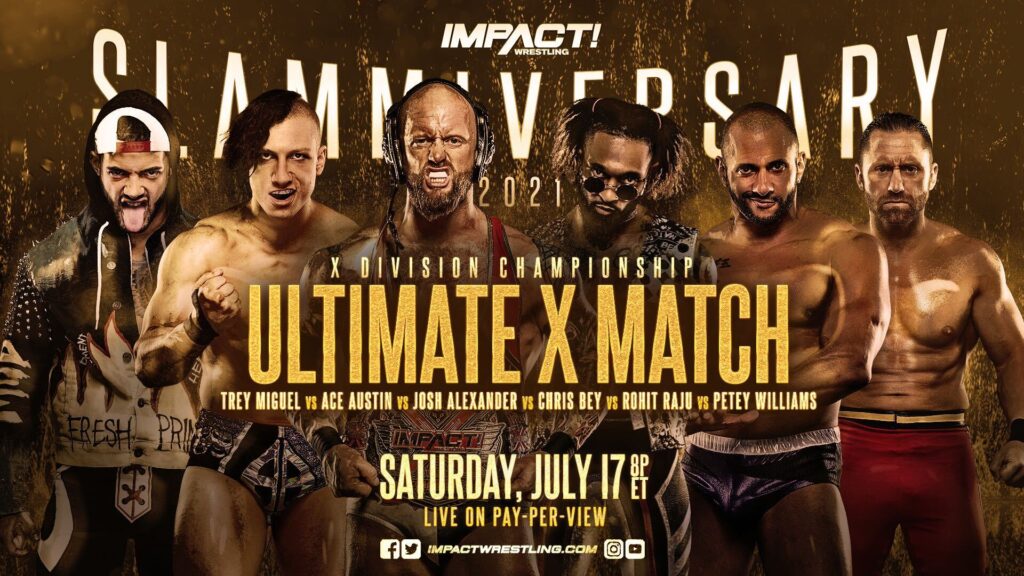 Lucha confirmada para Slammiversary 2021: vuelve el Ultimate X match