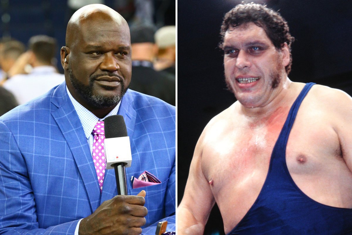 Shaquille O'Neal andre the giant