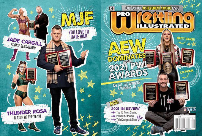 AEW arrasó en los premios PWI 2021