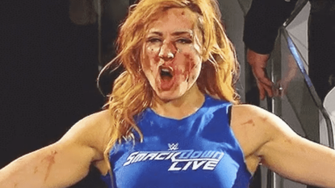 becky lynch broken nose wwe