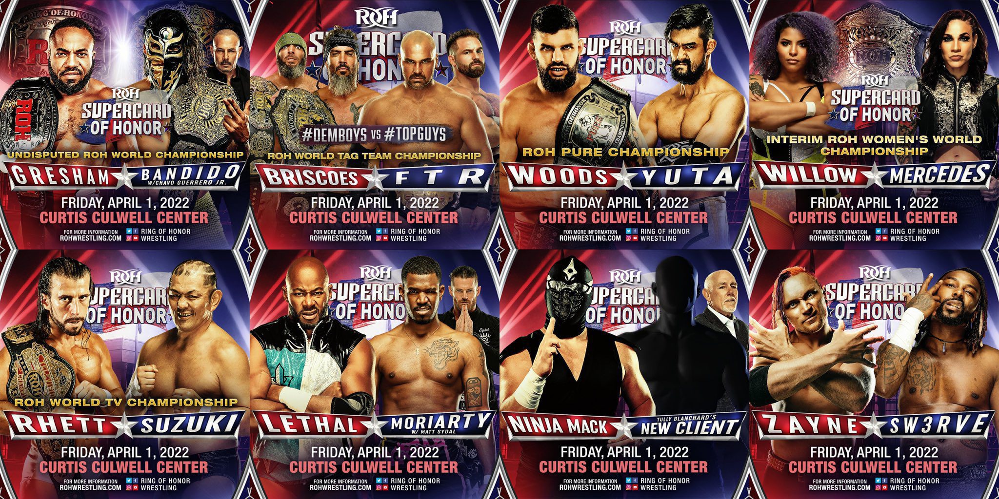 Resultados ROH Supercard of Honor 2022