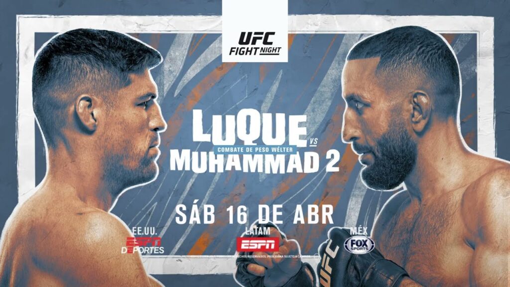 Resultados UFC Vegas 51: Luque vs. Muhammad 2