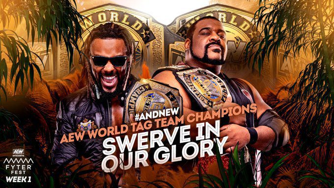 Keith Lee y Swerve Strickland se convierten en los nuevos Campeones en Parejas de AEW