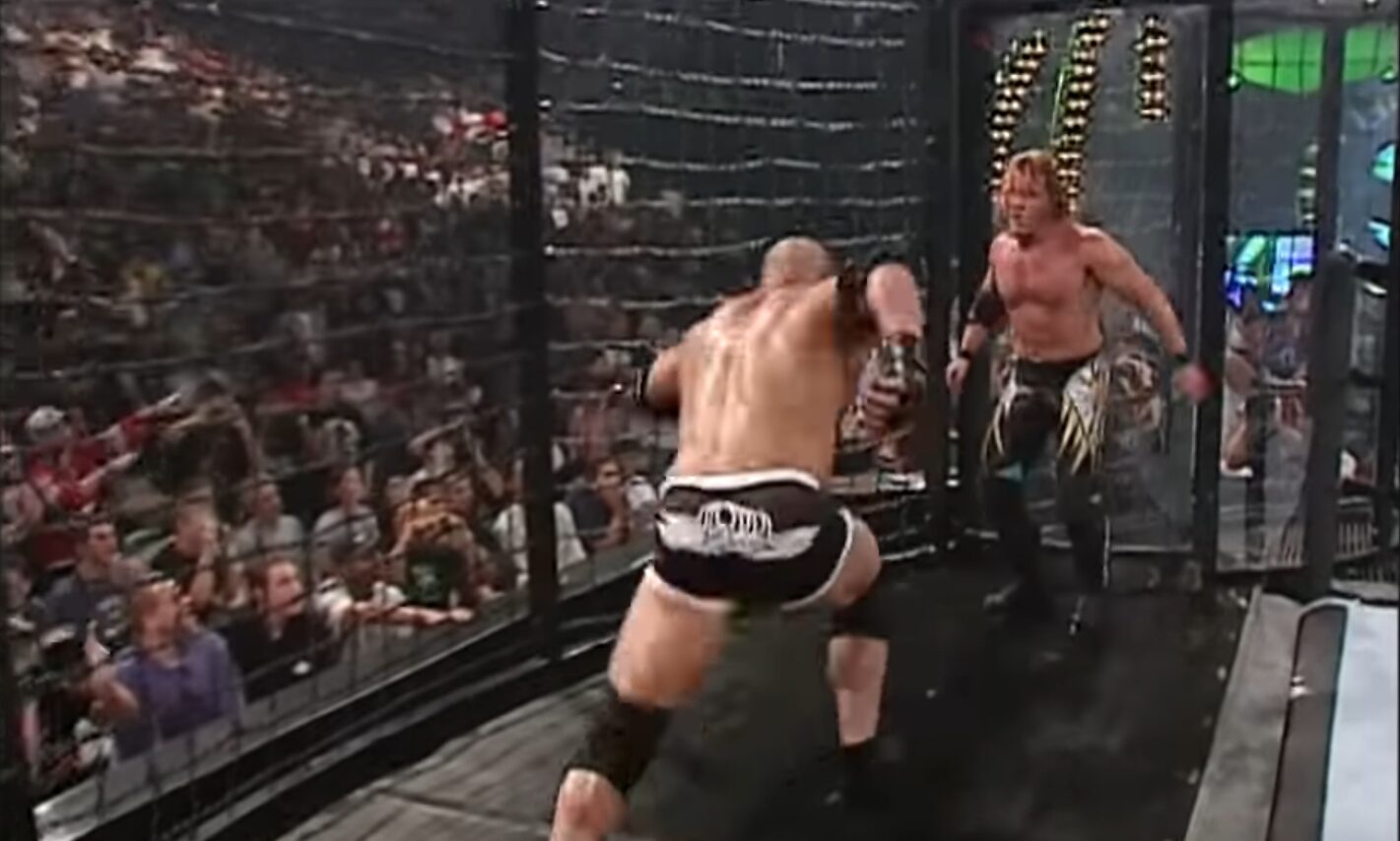 goldberg jericho elimination chamber