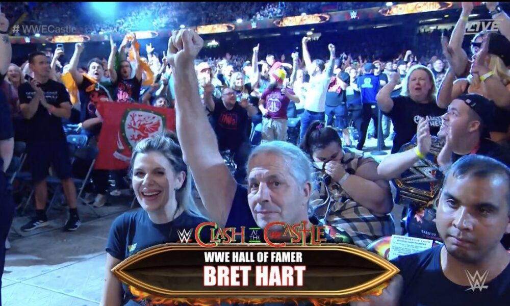 Bret Hart apareció en Clash At The Castle
