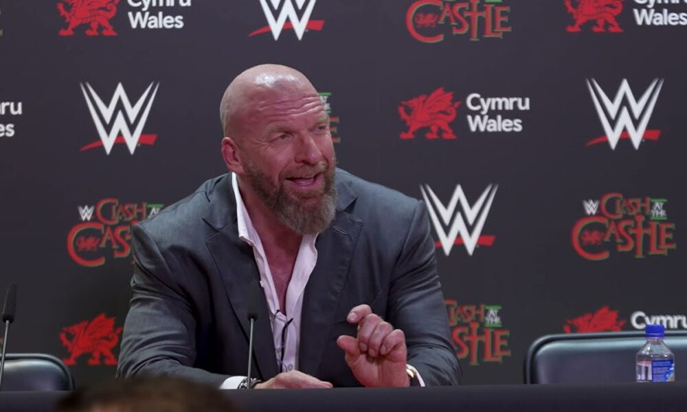Triple H en la conferencia de prensa post Clash at the Castle: Bad Bunny, Tyson Fury y más
