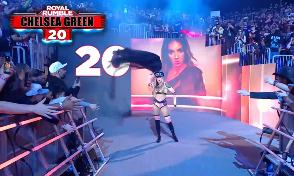 Chelsea Green aparece en el Royal Rumble y es eliminada al instante