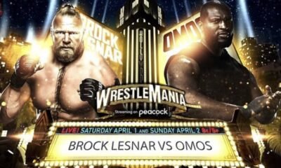 Omos vs Brock Lesnar WrestleMania 39