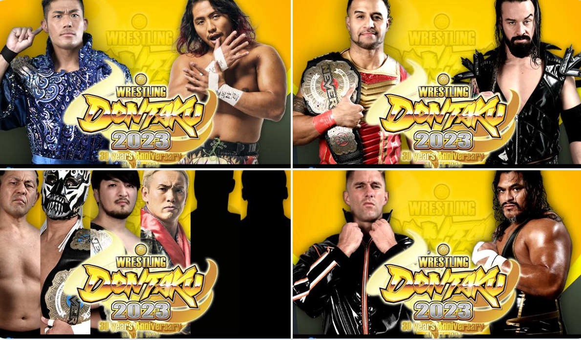 Cartelera NJPW Wrestling Dontaku 2023