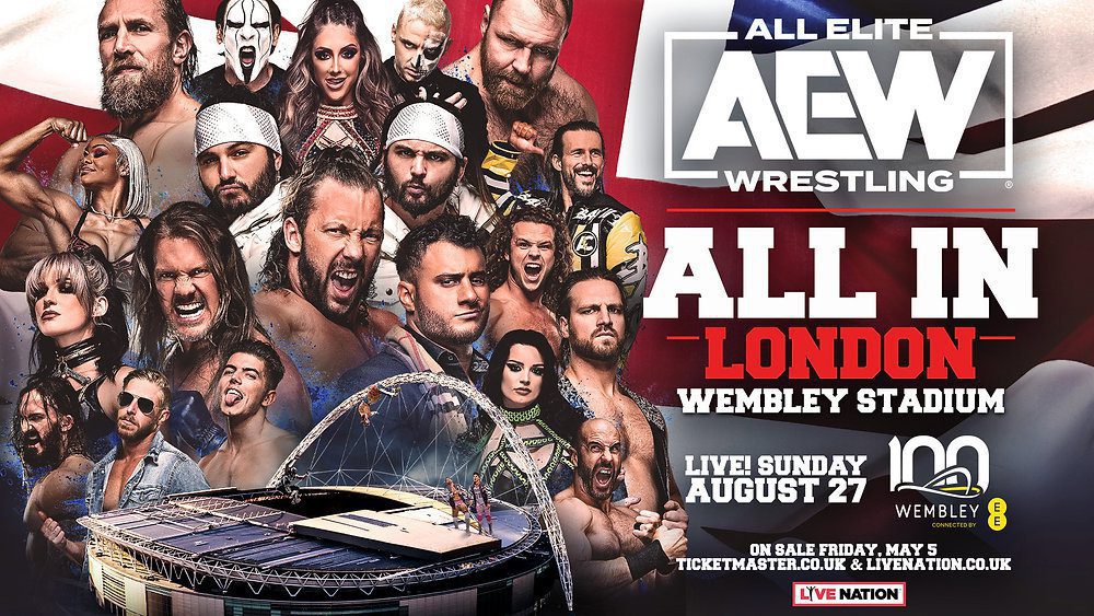 AEW All In: Asientos vendidos, la capacidad de Wembley y ratings en UK