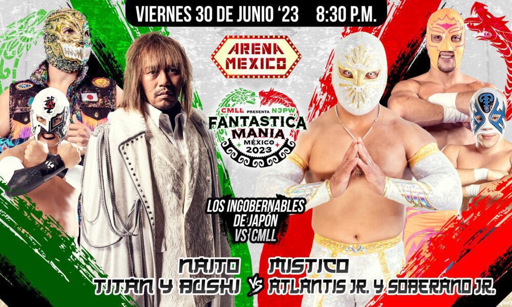 Cartelera CMLL y NJPW: FantasticaManía en México