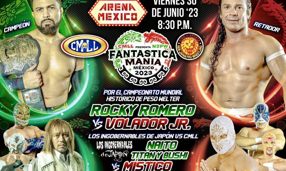 Horarios y dónde ver CMLL y NJPW FantasticaManía en México