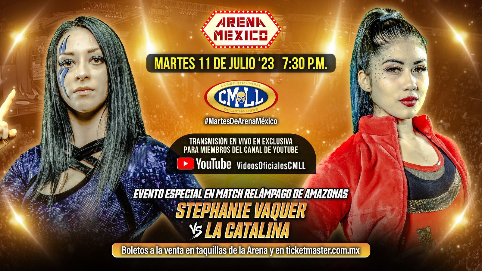 Catalina vs Stephanie Vaquer CMLL