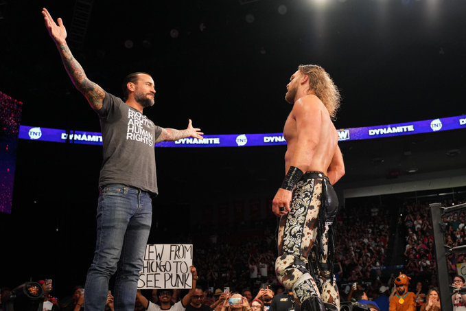 CM Punk habría pedido disculpas a Hangman Page tras sus dichos en AEW Collision