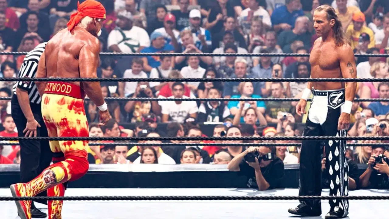 shawn michaels vs hulk hogan