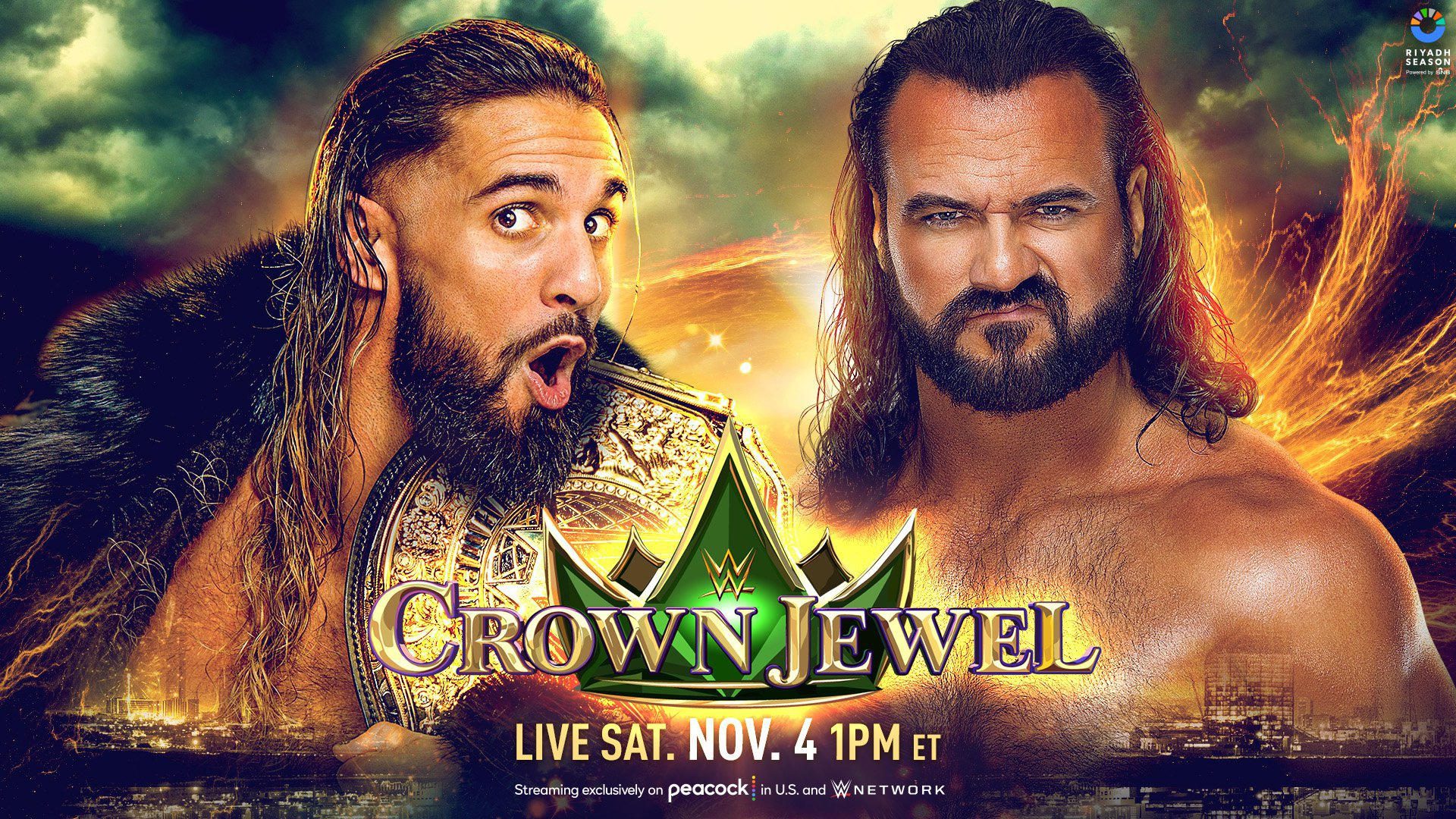 Cartelera actualizada WWE Crown Jewel 2023
