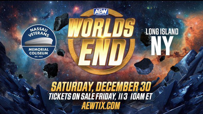 AEW despedirá el año con un nuevo PPV llamado “Worlds End”
