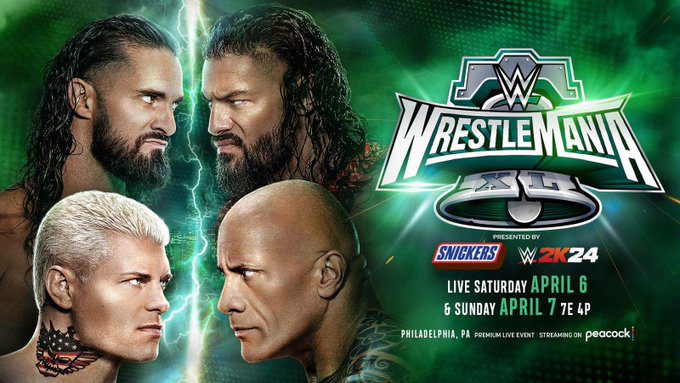 Cartelera actualizada WWE WrestleMania 40