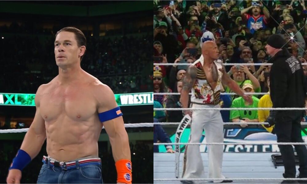 The Rock, John Cena y The Undertaker se hicieron presentes en la lucha final de WrestleMania 40