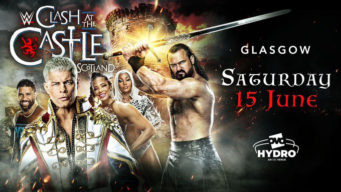 Vuelve WWE Clash at the Castle y ahora para celebrarse en Escocia